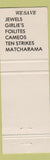 Matchbook Cover - Mike and Patti Baker Match Colletors Brooklyn NY pinup #4