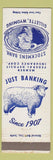 Matchbook Cover - Stockmen's Bank Gillette WY cow sheep