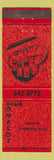 Matchbook Cover - Klub Komalot
