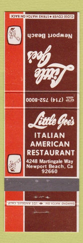 Matchbook Cover - Little Joe's Newport Beach CA