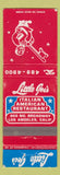 Matchbook Cover - Little Joe's Italian Los Angeles CA