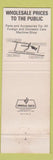 Matchbook Cover - Layjewel Auto Parts Garden Grove CA