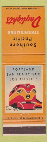 Matchbook Cover - Southern Pacific Railroad Portland San Francisco WEAR