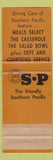 Matchbook Cover - Southern Pacific Railroad Portland San Francisco WEAR