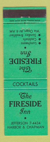 Matchbook Cover - Fireside Inn Garden Grove? CA