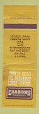 Matchbook Cover - Carrows Hickory Chip Restaurant #3 WORN