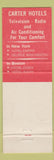 Matchbook Cover - Hotel Essex Boston MA