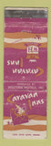 Matchbook Cover - Caravan Inn CA CHAIN WORN #3