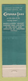 Matchbook Cover - Caravan Inn CA CHAIN WORN #3