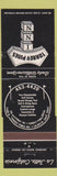 Matchbook Cover - Torrey Pines Inn La Jolla CA Andy Williams Open Golf #2 BLACK