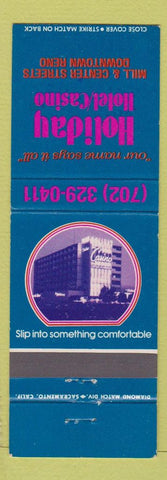 Matchbook Cover - Holiday Hotel Casino Reno NV