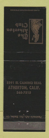 Matchbook Cover - Atherton Club Atherton CA