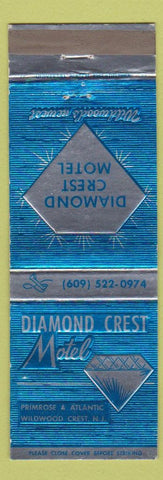 Matchbook Cover - Diamond Crest Motel Wildwood Crest NJ