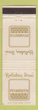 Matchbook Cover - Holiday Inn Plymouth UK England