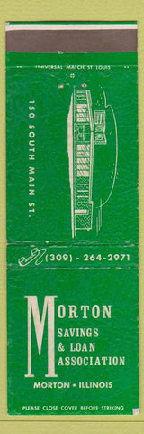 Matchbook Cover - Morton Savings and Loan Morton IL