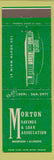Matchbook Cover - Morton Savings and Loan Morton IL