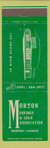Matchbook Cover - Morton Savings and Loan Morton IL
