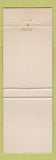 Matchbook Cover - Officers' Open Mess Eglin Air Force Base