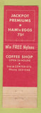 Matchbook Cover - Club Cal Neva Reno NV Indian WEAR