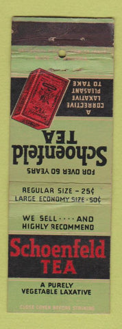 Matchbook Cover - Schoenfeld Tea WEAR Signature