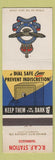 Matchbook Cover - Royal Canadian Air Force Winnipeg MB Safe