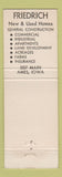 Matchbook Cover - Friedrich Real Estate Ames IA
