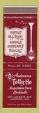 Matchbook Cover - Andersons Tally Ho Restaurant Lakewood CA