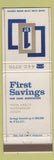 Matchbook Cover - First Savings Loan Perth Amboy Edison Woodbridge NJ