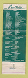 Matchbook Cover - Boss Hotels IA IL WORN #1