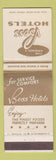 Matchbook Cover - Boss Hotels IA IL WEAR #2