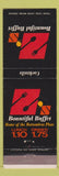 Matchbook Cover - Bountiful Buffet Restaurant San Francisco CA