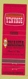 Matchbook Cover - Bonanza Restaurant Laconia Bedford NH
