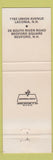 Matchbook Cover - Bonanza Restaurant Laconia Bedford NH
