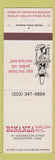 Matchbook Cover - Bonanza Restaurant Middletown CT