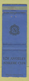 Matchbook Cover - Los Angeles Athletic Club CA WEAR