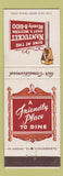 Matchbook Cover - Nantucket Restaurant