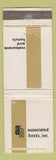 Matchbook Cover - Associated Hosts Restaurants Beverly Hills CA WEAR