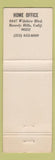 Matchbook Cover - Associated Hosts Restaurants Beverly Hills CA WEAR