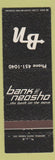 Matchbook Cover - Bank of Neosho MO