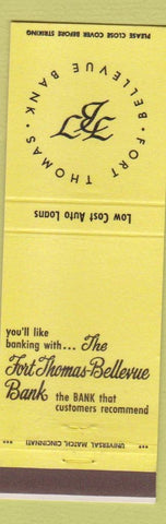 Matchbook Cover - Fort Thomas Bellevue Bank