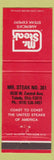 Matchbook Cover - Mr Steak Toledo OH