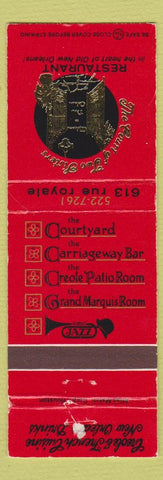 Matchbook Cover - Court of Two Sisters New Orleans LA
