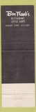 Matchbook Cover - Ben Frank's Restaurant Hollywood CA