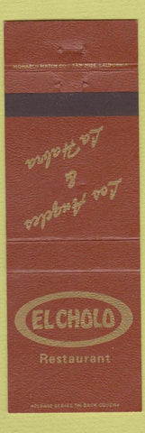Matchbook Cover - El Cholo Restaurant Los Angeles La Habra CA