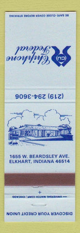 Matchbook Cover - Chiphome Federal Credit Union Elkhart IN
