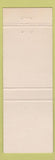 Matchbook Cover - Frontier Motel Anaheim CA green