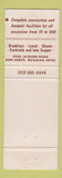 Matchbook Cover - West Bank Holiday Inn Ann Arbor MI