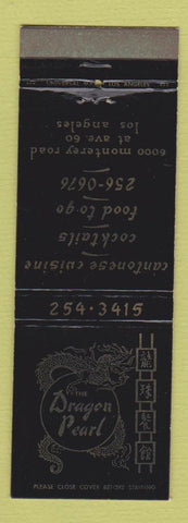 Matchbook Cover - Dragon Pearl Los Angeles CA WEAR