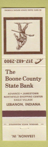 Matchbook Cover - Boone County State Bank Lebanon IN