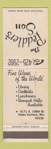Matchbook Cover - Peddler's Son Hales Corners WI